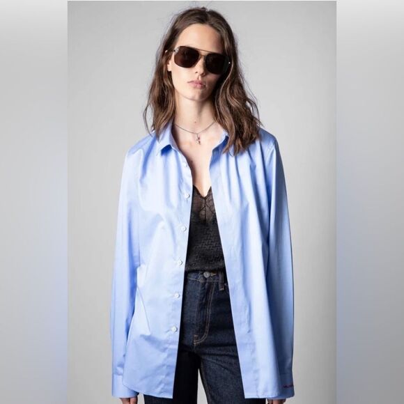 Zadig&Voltaire Sydney Oxford button down NWT - Picture 1 of 8